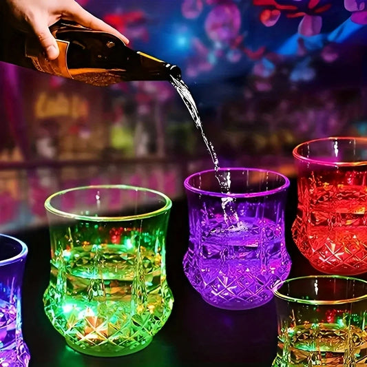 Light Up Cups Glow In The Dark Party Supplies New Colorful LED Glowing Water
