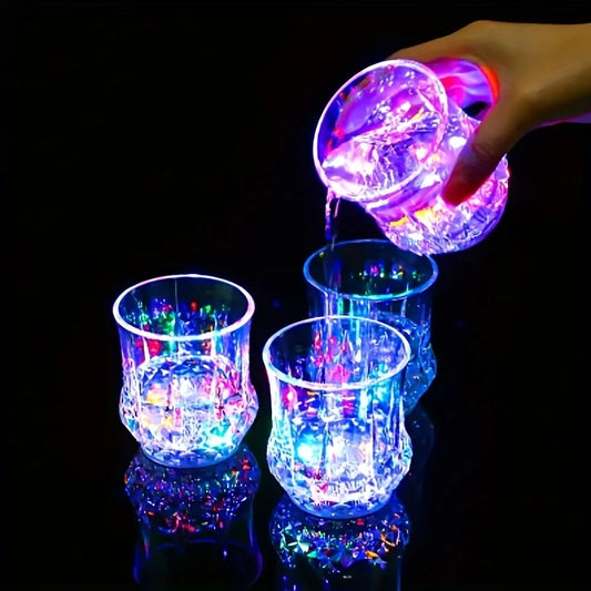 Light Up Cups Glow In The Dark Party Supplies New Colorful LED Glowing Water