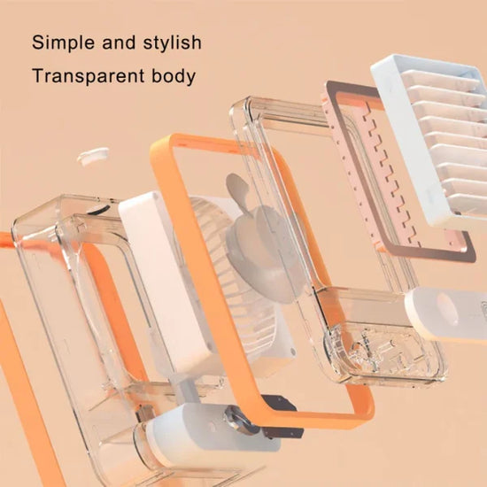 Portable Desktop Air Conditioner Usb Mini Air Cooler Fan Water