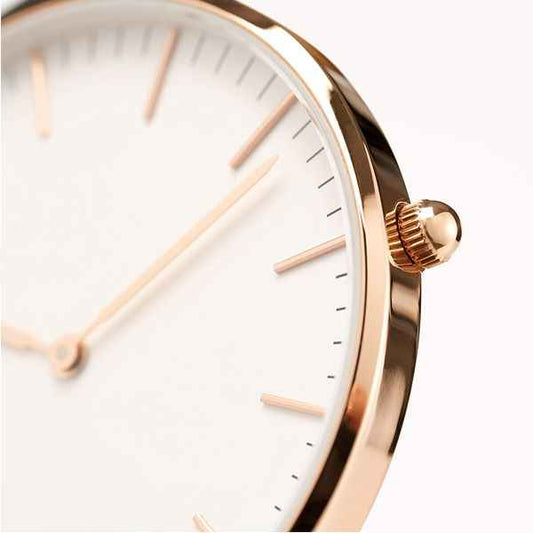 DW Leather Strap Men Wrist Watch