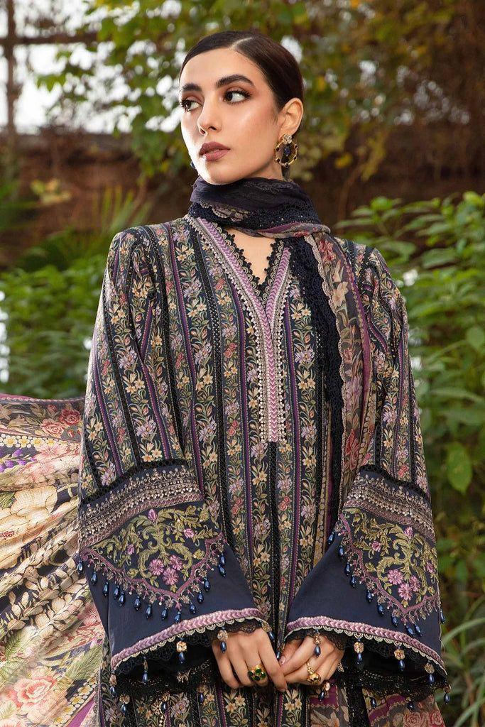 3 Pcs Women's Unstitched Embroidered Suit
