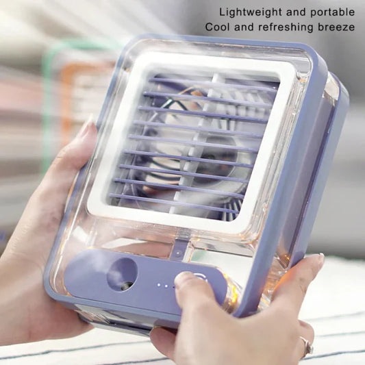Portable Desktop Air Conditioner Usb Mini Air Cooler Fan Water