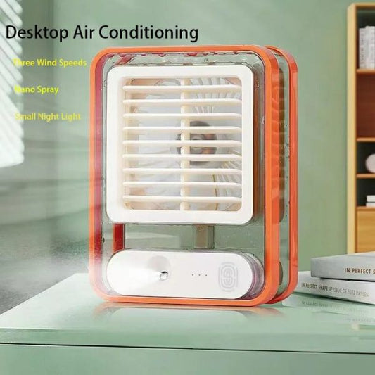 Portable Desktop Air Conditioner Usb Mini Air Cooler Fan Water